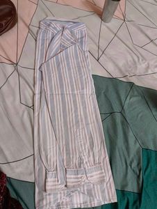Men's Striped Button-Down Shirt