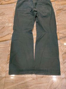 Men's Grey Relaxed Fit Trousers
