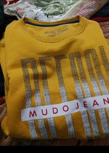 Yellow Mudo Jeans Sweatshirt