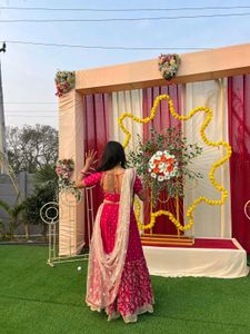 Sequinze Vibrant Pink Lehenga Choli Set