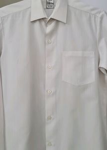 Silkina self designed (striped) Off White Shirt