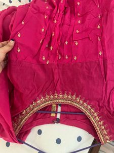Vibrant Pink Kurta Set with Dupatta