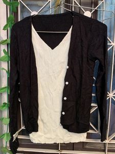 Cardigan & Top Set