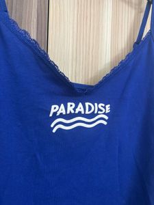 PARADISE LACE Trimmed top