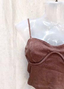 light brown top