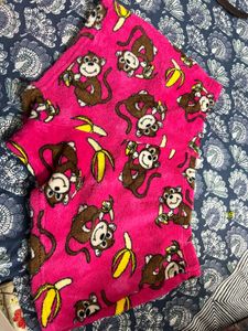 Cute Monkey Print Pajama Set