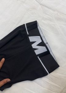 Black Leggings with M Logo