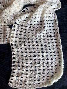 Cream Crochet stole
