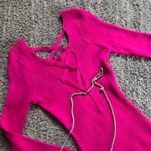 Stunning Ribbed Bodycon Dress