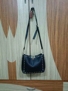 Studded Black Handbag