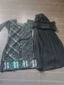 Sparkling Black Kurta Set