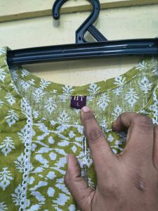 Beautiful Green Printed Kurta,pant set
