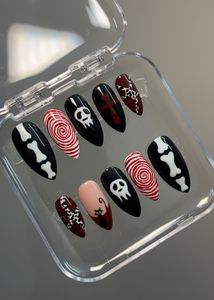 Goth Halloween Press On Nails