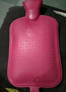 "🌡️ Giffy® Rubber Hot Water Bottle - Warm Hands, Relieve Pain, Relax Muscles! 🌈 (Multicolor) 🇮🇳"