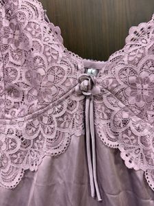 Satin Lace Nightgown with robe