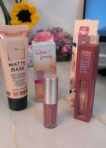 Combo of 2lipstic and 2 base products