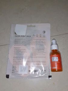 Smart Drops Vitamin C Face Serum With Sheet Mask