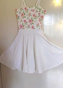 Ewa Young Floral Cutout Mini Dress