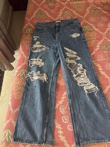 MANGO - Blue Denim Jeans