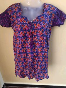 New unsed Small Size  Floral Print Dress