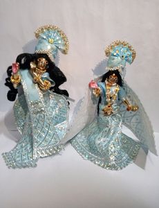 Beautiful 10 Inch Ka Radha Krishna Ji