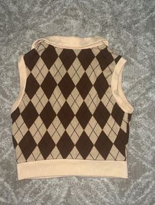 Plaid crop top