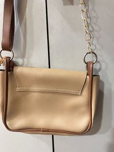 Stylish Beige Crossbody Bag