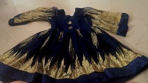 Royal Blue Sharara Kurti Dress✨