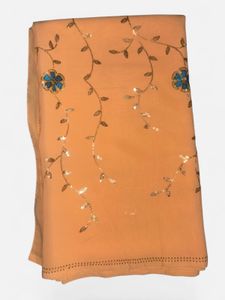 Peach Embellished Saree