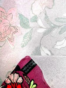 Vintage Floral Print Scarf