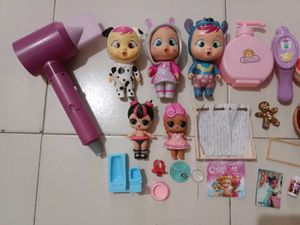 Cry Babies Doll Playset Bundle