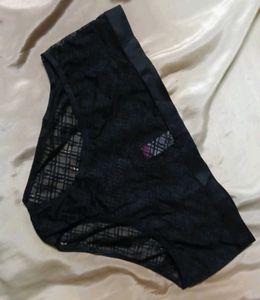 Elegant Black Lace Briefs