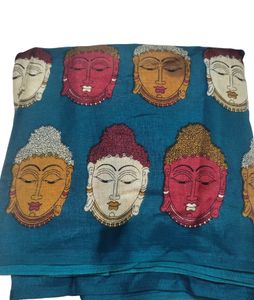 Pure Soft Cotton Handblock Buddha Print #flashsale