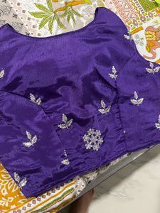 Cut work Saree