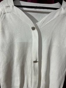 White Formal and Casual Top