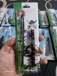One Piece, Demon Slayer katana Keychain