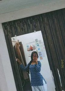 Stylish Blue Printed Kurta