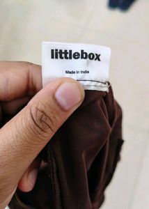 littlebox brown colour ord set (only top)