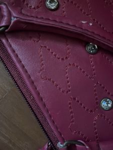Stylish Maroon Handbag