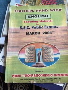 Teachers Hand Book - English for S.S.C. Exams