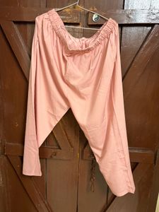 Pink Printed Flared Kurta pant set