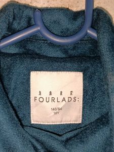 NEW Teal Blue Buttoned Coat