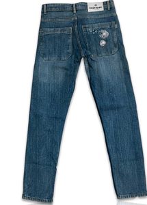 texture Blue Denim Jeans