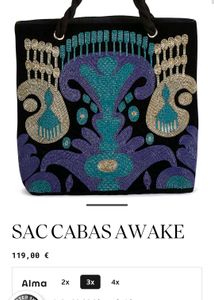Wild Sec cabas Awake  Embellished bag