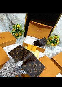 Louis Vuitton Wallet &amp; Belt Set
