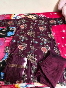 Women's Floral Kurta Set with Dupatta 3xl