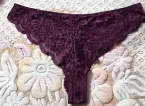Sexy Purple Lace Briefs