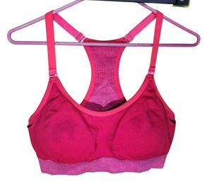 Women's Pink Sports Bra – Padded – Good Condition