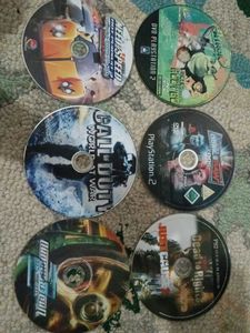 Playstation 2 Games Lot: WWE, PES, God of War