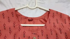 Coral Printed Kurti